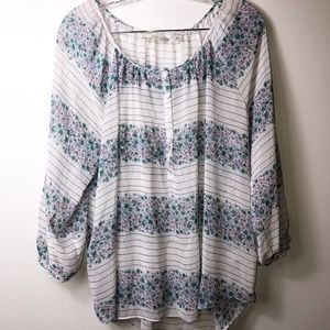 Lauren Conrad sheer top size XL
